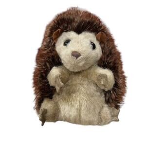 Folkmanis Hedgehog Hand Puppet Plush 7" Full Body Soft Stuffed Toy